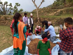 मेलौली नगरपालिका–२ मा अगुवा कृषकलाई च्याउखेती सम्बन्धी तालीम